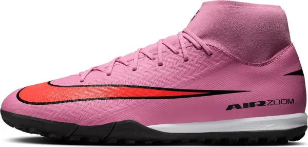 Сороконожки (шиповки) Nike MERCURIAL ZOOM SUPERFLY 10 ACADEMY TF розово-красные FQ8331-600