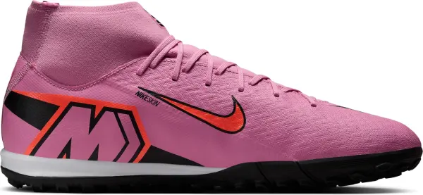 Сороконожки (шиповки) Nike MERCURIAL ZOOM SUPERFLY 10 ACADEMY TF розово-красные FQ8331-600