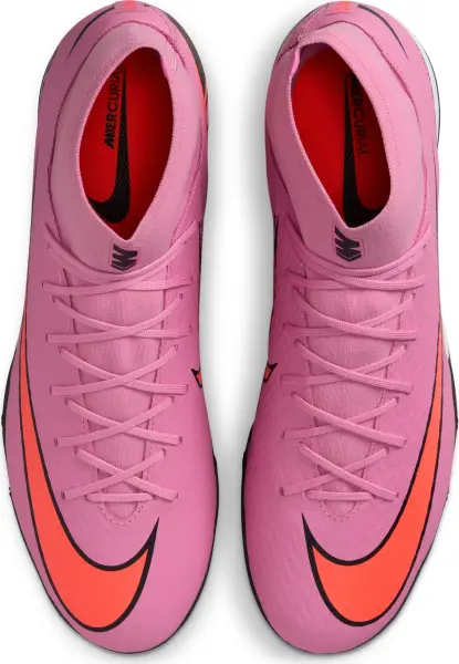 Сороконожки (шиповки) Nike MERCURIAL ZOOM SUPERFLY 10 ACADEMY TF розово-красные FQ8331-600