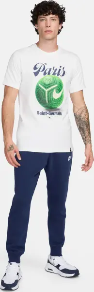 Футболка Nike PARIS SAINT-GERMAIN HOME PITCH белая FV8559-121