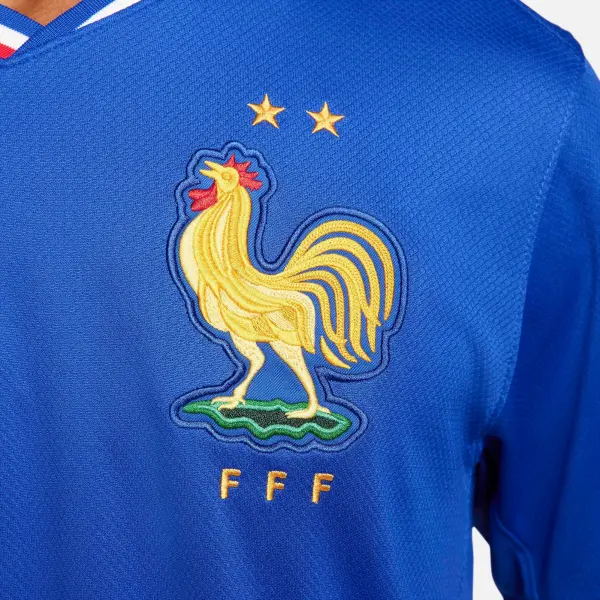 Футболка сборной Франции Nike FFF DRI-FIT REPLICA 2024-2025 домашняя синяя FJ1259-452