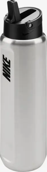 Пляшка для води Nike SS RECHARGE STRAW BOTTLE 24 OZ 709 мл срібна N.101.3795.953.24