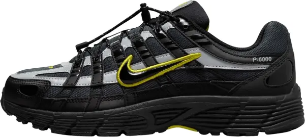 Кросівки жіночі Nike P-6000 чорно-сіро-жовті FV0943-001