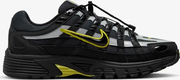 Кросівки жіночі Nike P-6000 чорно-сіро-жовті FV0943-001