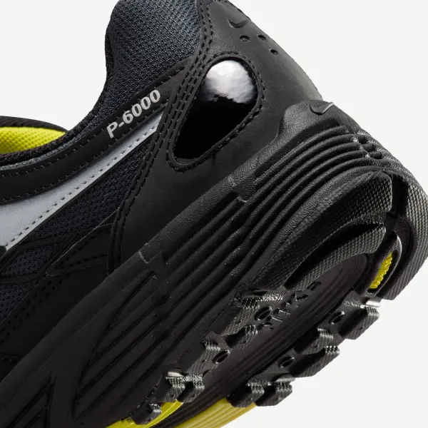 Кросівки жіночі Nike P-6000 чорно-сіро-жовті FV0943-001