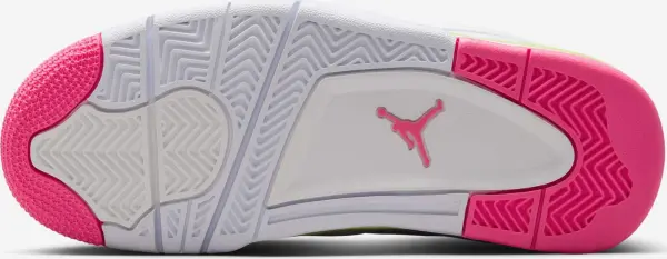 Кроссовки подростковые Nike AIR JORDAN 4 RM (GS) бело-розово-салатовые IH0169-100