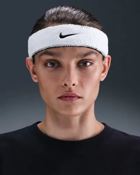 Пов'язка на голову Nike SWOOSH CLASSIC REVERSIBLE HEADBAND двостороння чорно-біла N.101.2412.036.OS