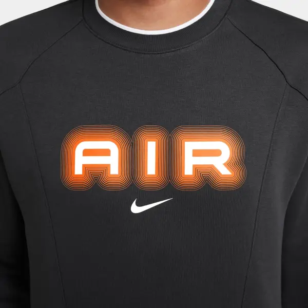 Світшот Nike AIR сіро-помаранчевий HM0177-061