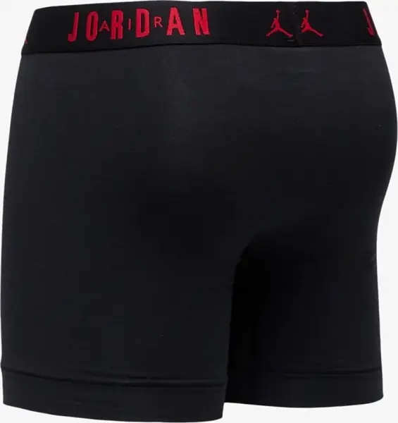 Трусы (боксерки) Nike JORDAN FLIGHT COTTON CORE BOXER BRIEFS белые, серые, черные (3 штуки) JM0622-F66