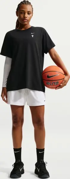 Футболка баскетбольна жіноча Nike JUST DO IT BASKETBALL чорна IM0301-010