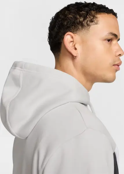 Худи Nike AIR PULLOVER HOODIE серо-бело-темно-серое HM0175-025
