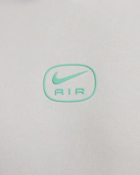 Худи Nike AIR PULLOVER HOODIE серо-бело-темно-серое HM0175-025