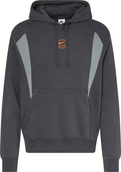Худі Nike AIR PULLOVER HOODIE темно-сіро-помаранчеве HM0175-061