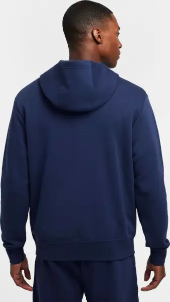 Худи Nike AIR PULLOVER HOODIE темно-сине-салатовое HM0175-410