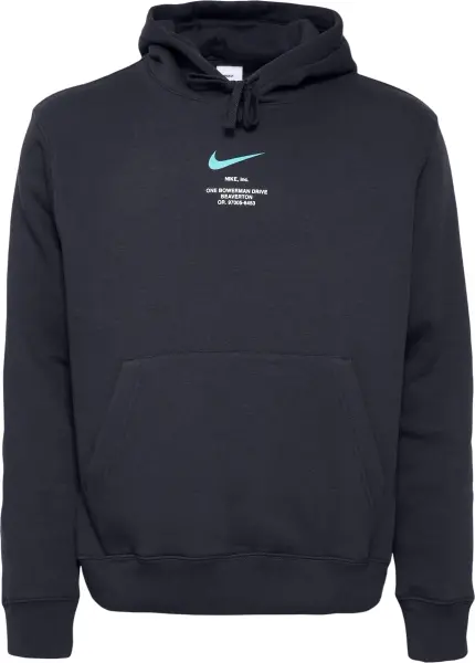Худі Nike SPORTSWEAR SWOOSH чорно-бірюзове IB6480-011
