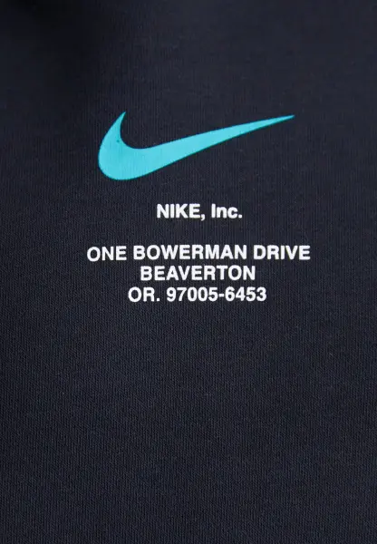 Худі Nike SPORTSWEAR SWOOSH чорно-бірюзове IB6480-011