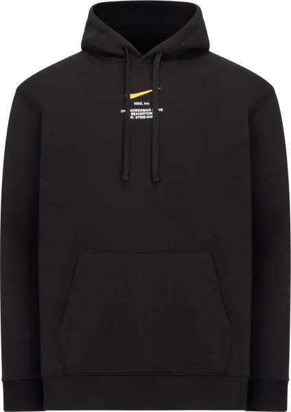 Худі Nike SPORTSWEAR SWOOSH чорно-помаранчеве IB6480-010