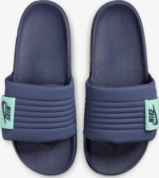 Шльопанці Nike OFFCOURT ADJUST SLIDE темно-синьо-бірюзові DQ9624-401