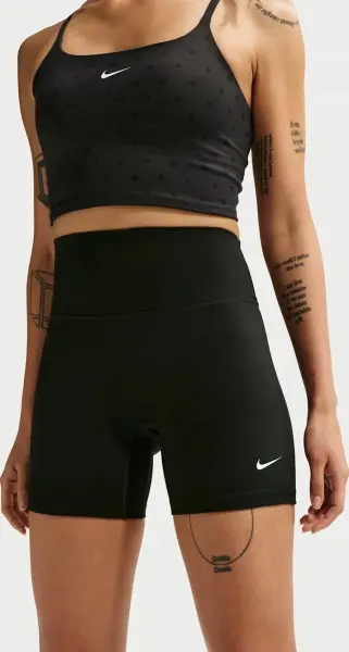 Велосипедки жіночі Nike ONE HIGH-WAISTED 12.5CM чорні IO0809-010
