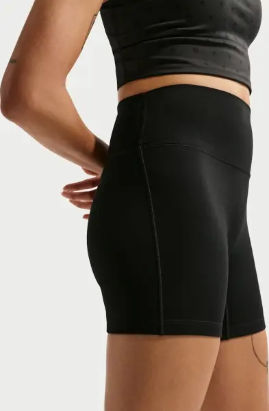 Велосипедки жіночі Nike ONE HIGH-WAISTED 12.5CM чорні IO0809-010