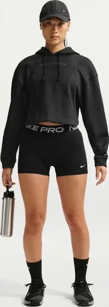Велосипедки жіночі Nike PRO MID-RISE 7.5CM чорні IQ1037-010