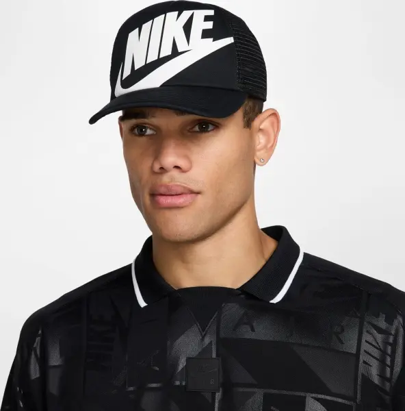 Кепка Nike RISE CAP OVERSIZED FUTURA черная HV8699-010
