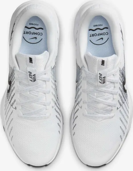 Кроссовки беговые женские Nike RUN DEFY бело-черные HM9593-101
