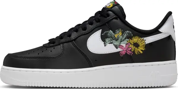 Кросівки жіночі Nike AIR FORCE 1 '07 PREMIUM 'FLOWERS' чорно-білі IB6644-001