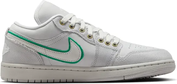 Кроссовки женские Nike AIR JORDAN 1 LOW SE светло-серо-зеленые IH3369-077