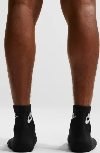 Шкарпетки Nike EVERYDAY ELEVATED ANKLE чорні (3 пари) IH8523-902