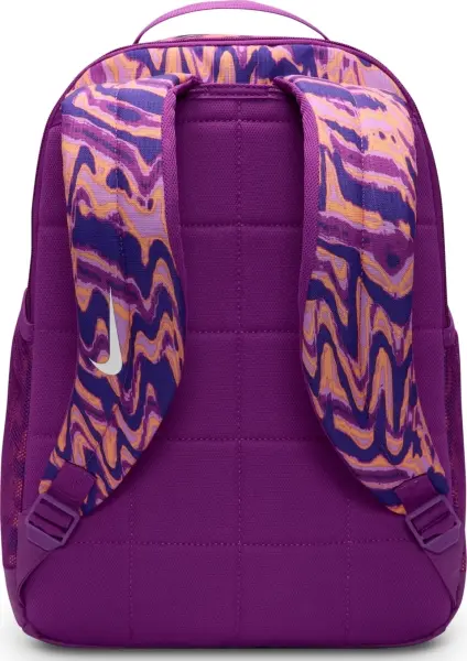 Рюкзак подростковый Nike BRASILIA 18L фиолетово-оранжевый HV6638-505
