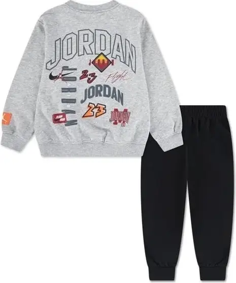 Спортивний костюм дитячий Nike DYNASTY CREW сіро-чорний 85F571-023