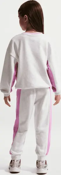 Спортивний костюм дитячий Nike FRENCH TERRY COLORBLOCKED світло-сіро-рожевий 36N697-X58