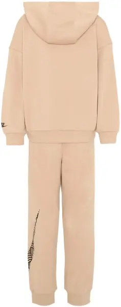Спортивний костюм дитячий Nike SPORTSWEAR IN THE ZONE OVERSIZED FRENCH TERRY бежевий 86N738-X0L