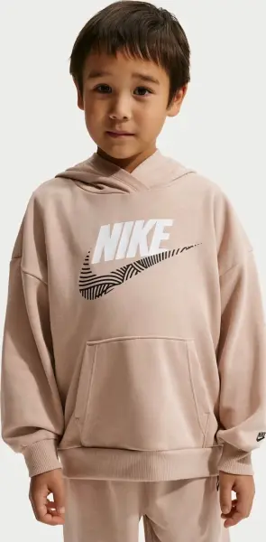 Спортивний костюм дитячий Nike SPORTSWEAR IN THE ZONE OVERSIZED FRENCH TERRY бежевий 86N738-X0L