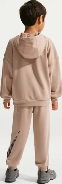 Спортивний костюм дитячий Nike SPORTSWEAR IN THE ZONE OVERSIZED FRENCH TERRY бежевий 86N738-X0L