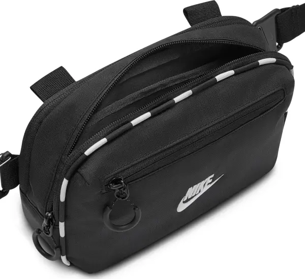 Сумка через плечо Nike HAYWARD PATROL 4L черно-белая HJ8229-011