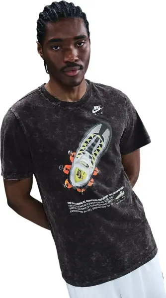 Футболка Nike SPORTSWEAR AIR MAX 95 черная HQ9277-010