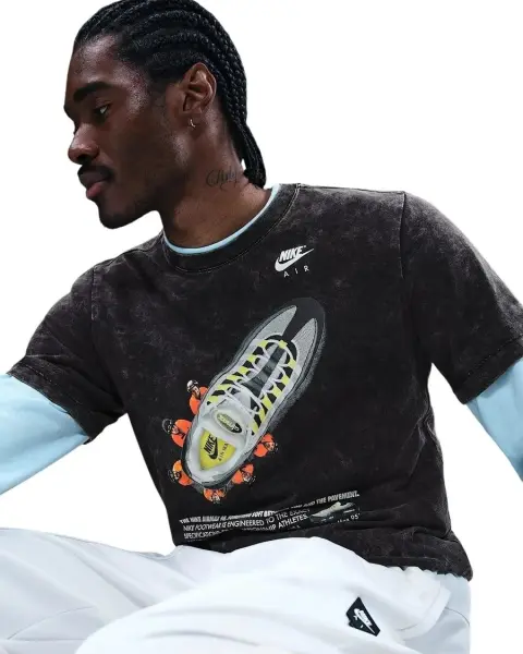 Футболка Nike SPORTSWEAR AIR MAX 95 черная HQ9277-010