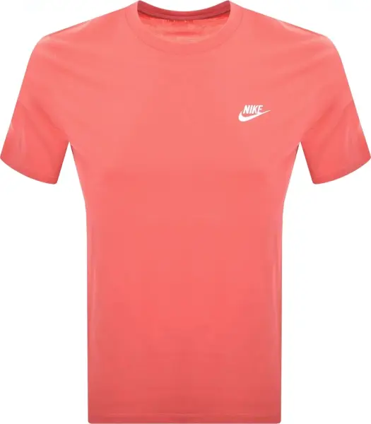 Футболка Nike SPORTSWEAR CLUB TEE коралловая AR4997-814