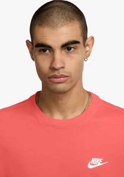 Футболка Nike SPORTSWEAR CLUB TEE коралловая AR4997-814