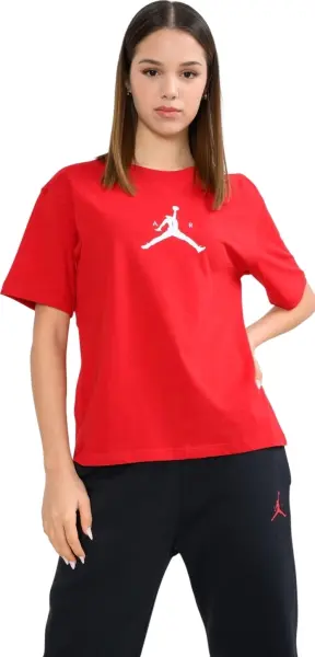 Футболка женская Nike JUMPMAN красная IM9809-687