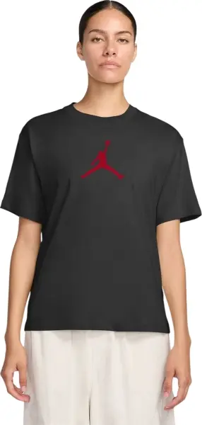 Футболка жіноча Nike JUMPMAN чорно-червона IR0381-010