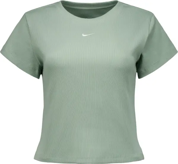 Футболка женская Nike SPORTSWEAR TIGHT RIBBED светло-зеленая HV4994-006