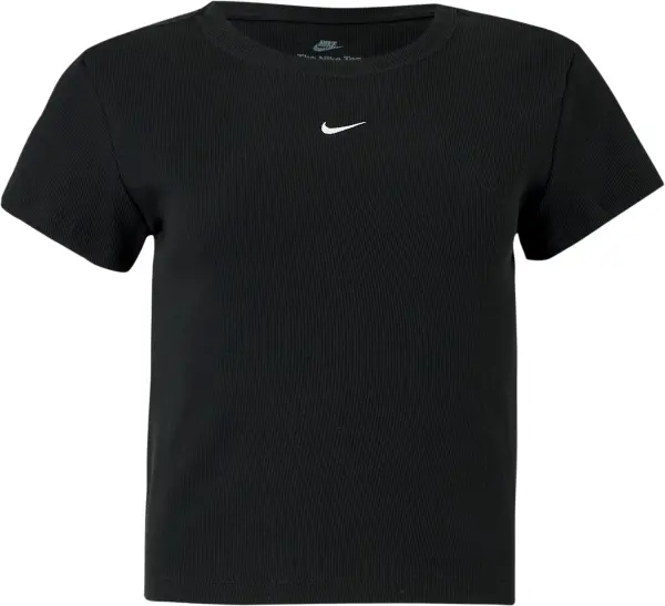 Футболка жіноча Nike SPORTSWEAR TIGHT RIBBED чорна HV4994-010