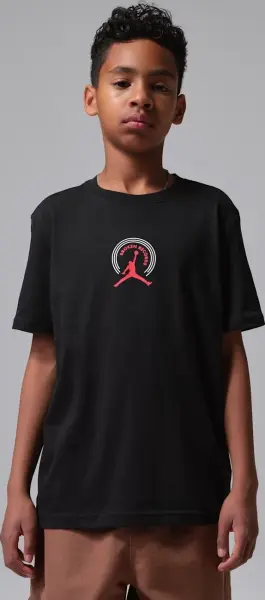 Футболка подростковая Nike JORDAN BROKEN RECORDS черная 95F628-023