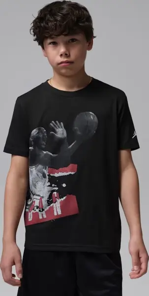 Футболка подростковая Nike JORDAN HISTORY LESSON черная 95F627-023