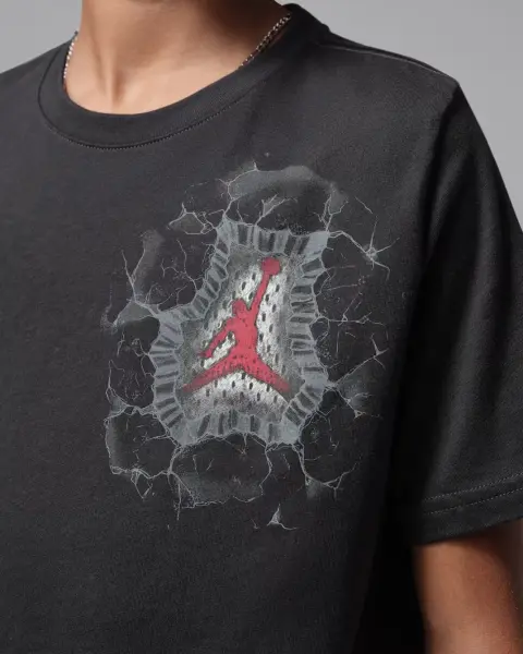 Футболка подростковая Nike JORDAN JERSEY BREAKTHROUGH черная 95F605-G0T