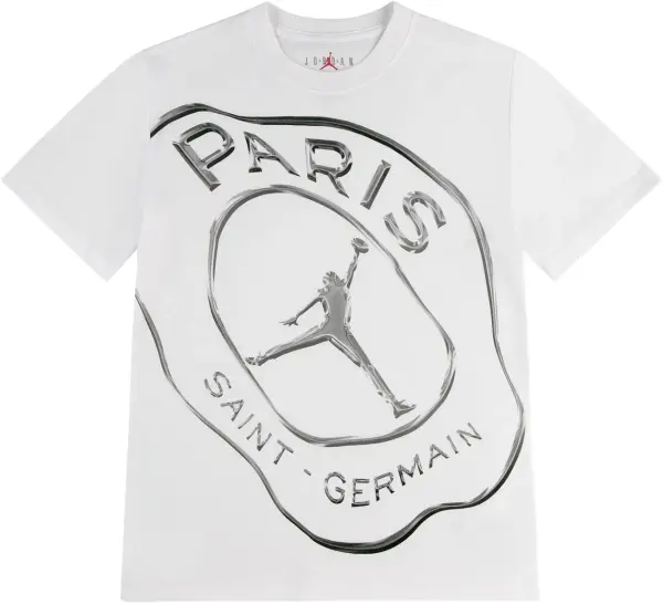 Футболка подростковая Nike PRACTICE TEE PSG белая 95F539-001