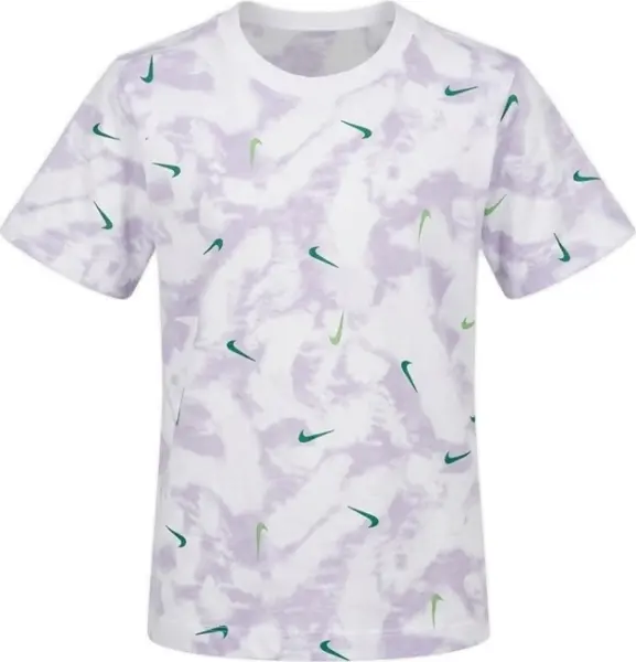 Футболка підліткова Nike SPORTSWEAR біло-бузково-зелена II0458-100
